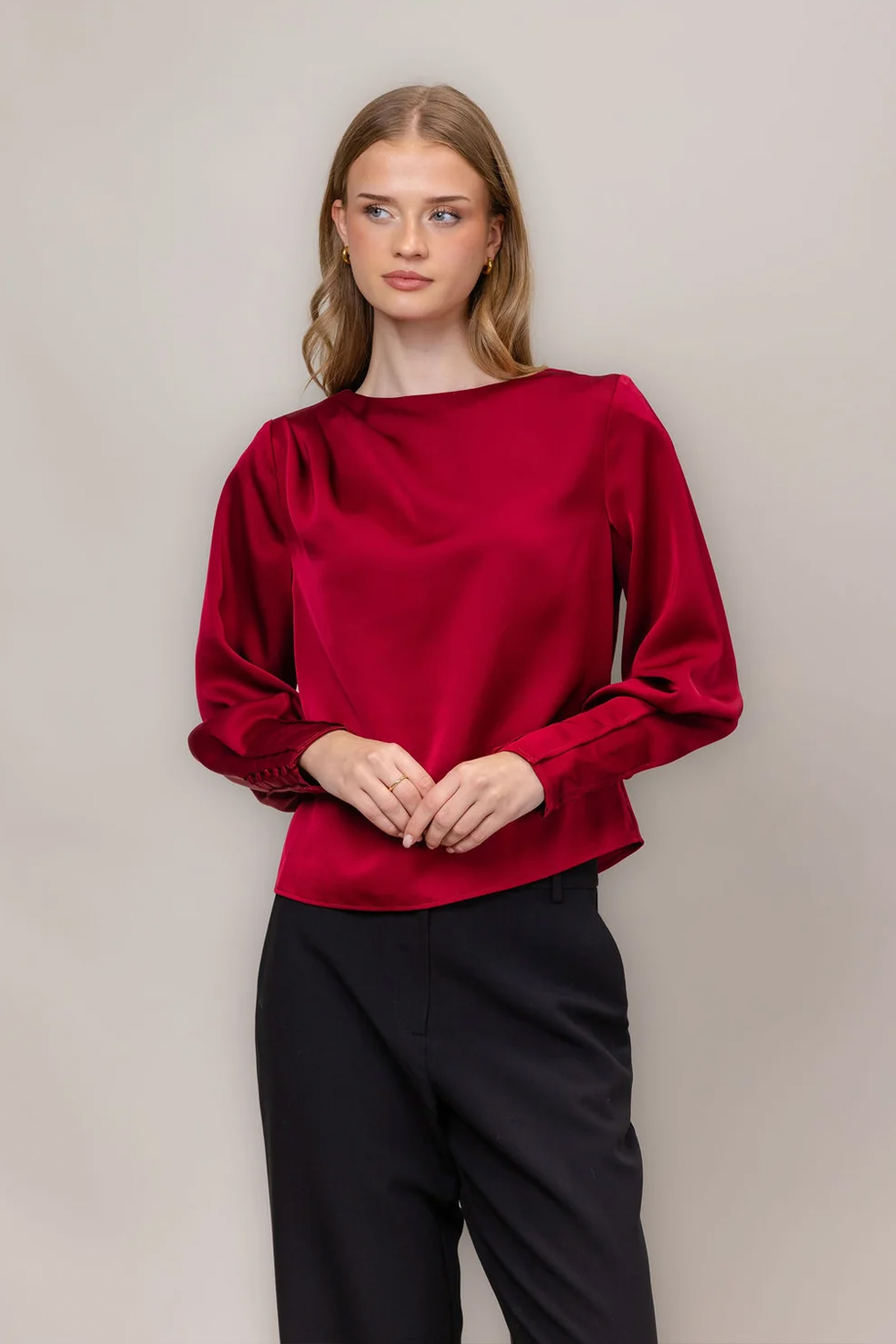 Kristine Blouse, Rumba Red - Bilde 2