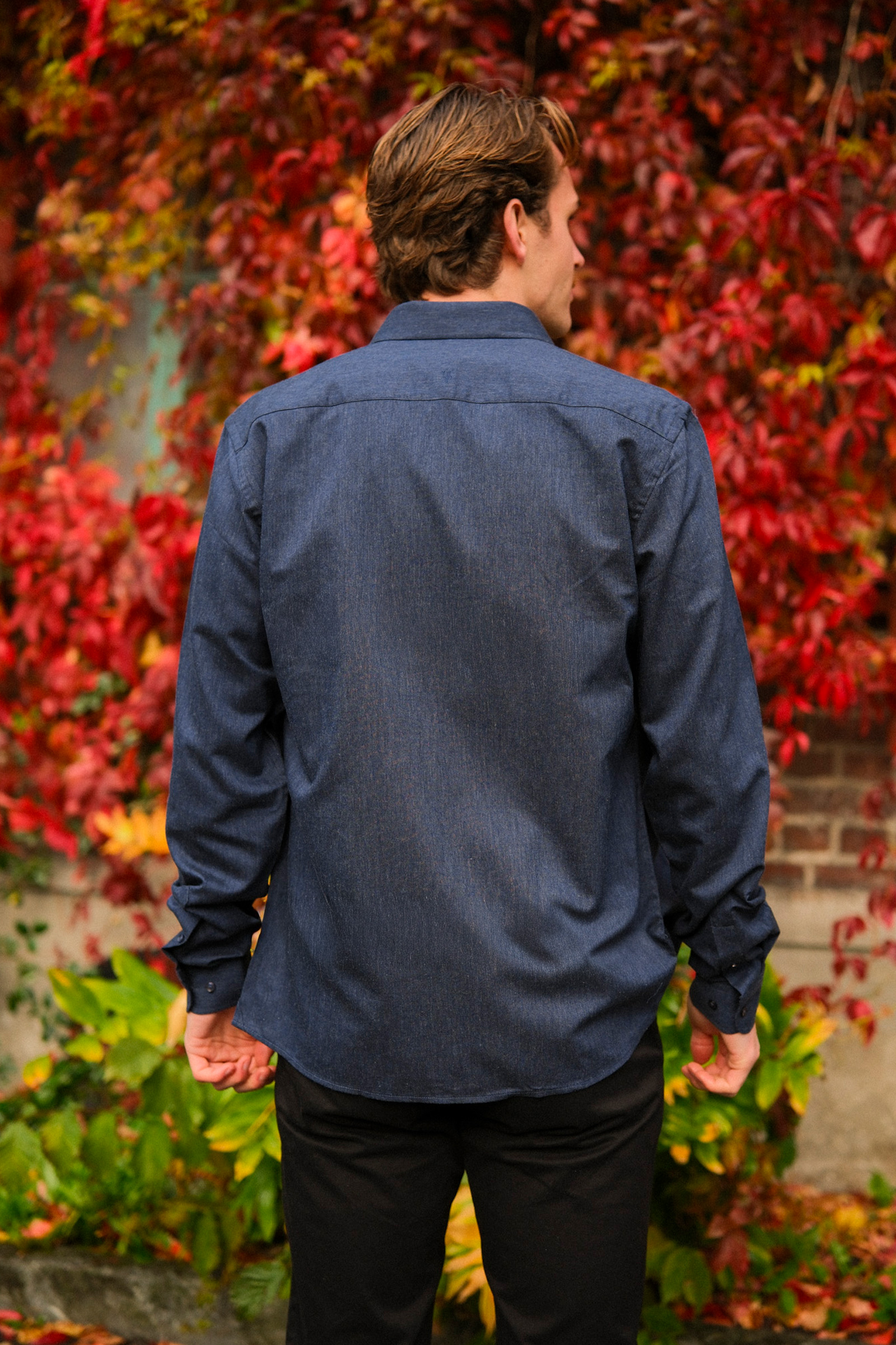Ludde LS Shirt, Navy - Bilde 5