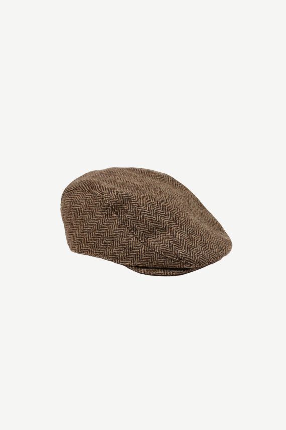 Glenn Flat Cap, Brun
