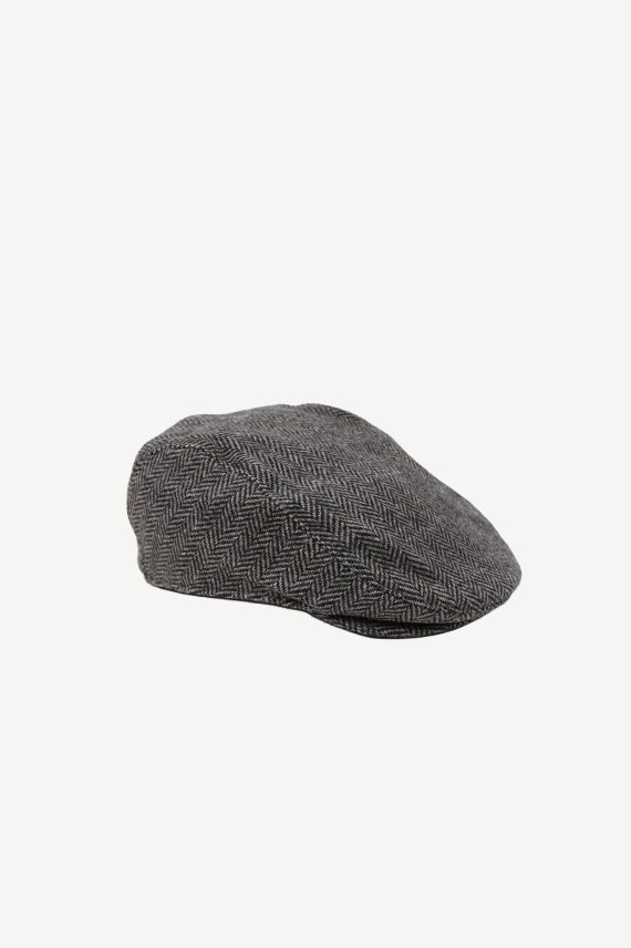 Glenn Flat Cap, Sort
