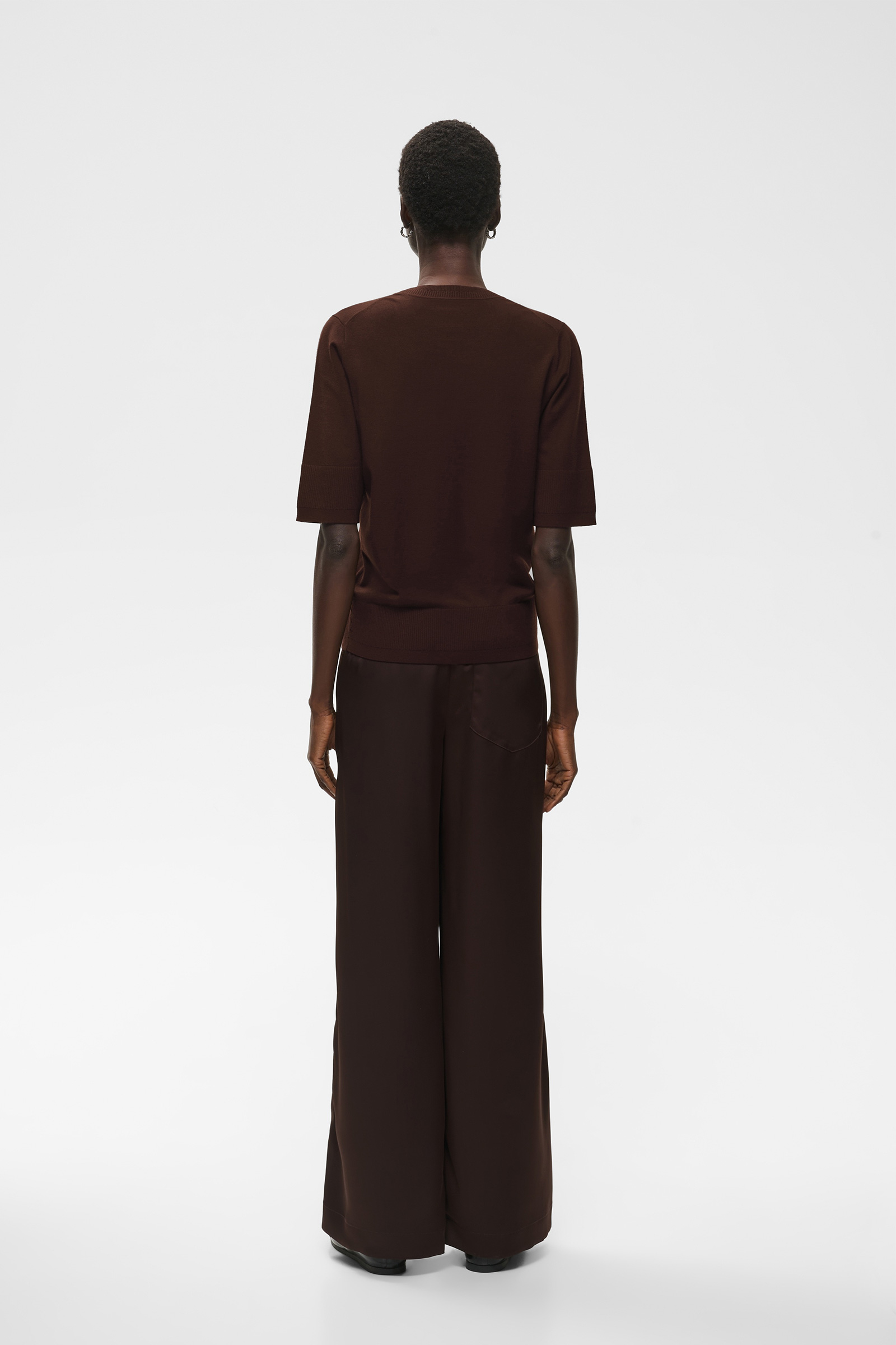 MikoIW Core Tee, Chocolate Brown - Bilde 6