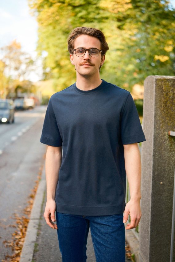 MMG Harvey O-SS Tee, Navy