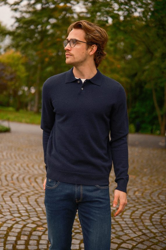 Noa Polo Shirt, Mørk Blå
