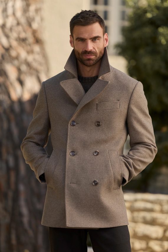 Paris Peacoat, Beige