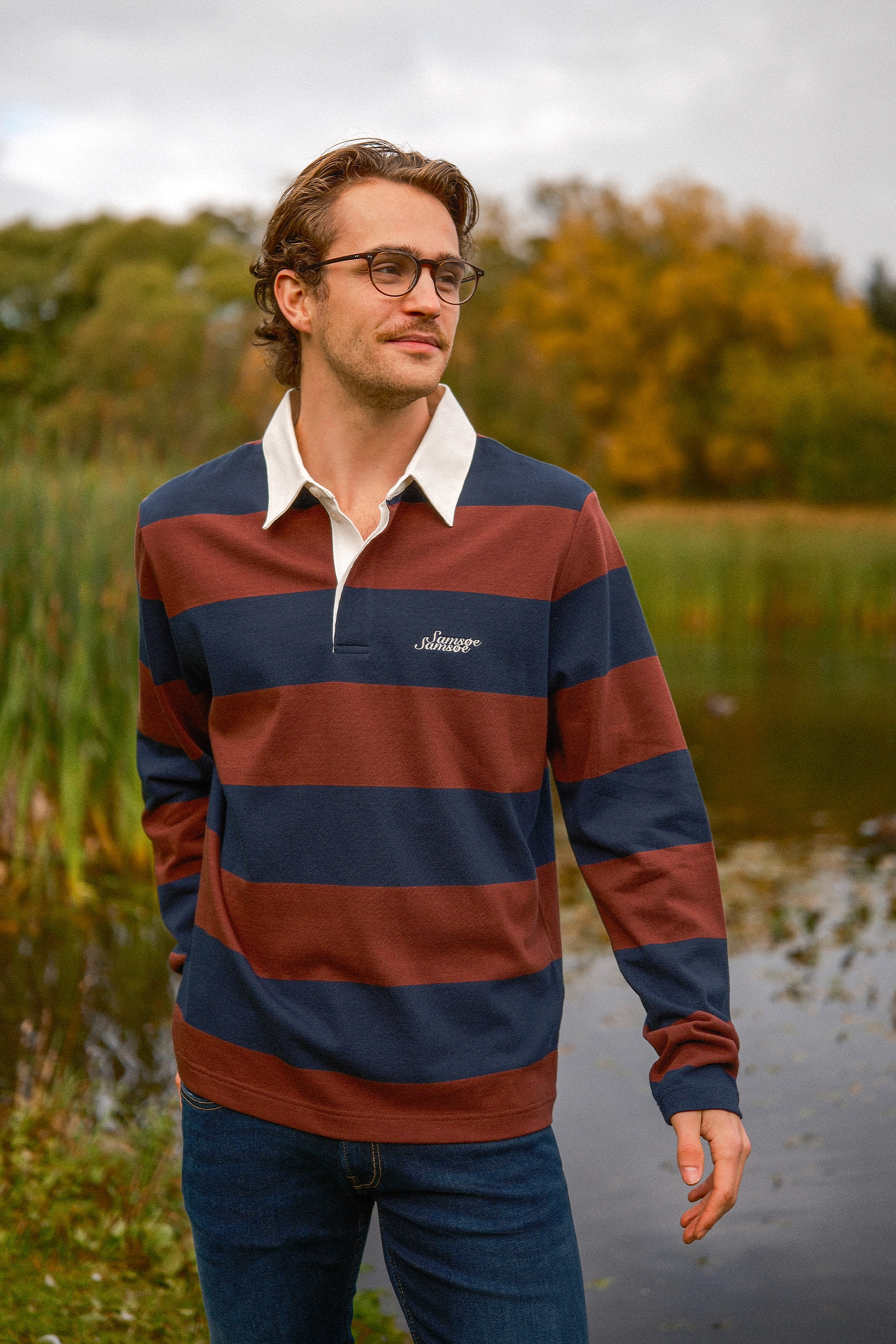 Sakevin X Polo LS 15512, Bitter Chocolate Stripes - Bilde 2