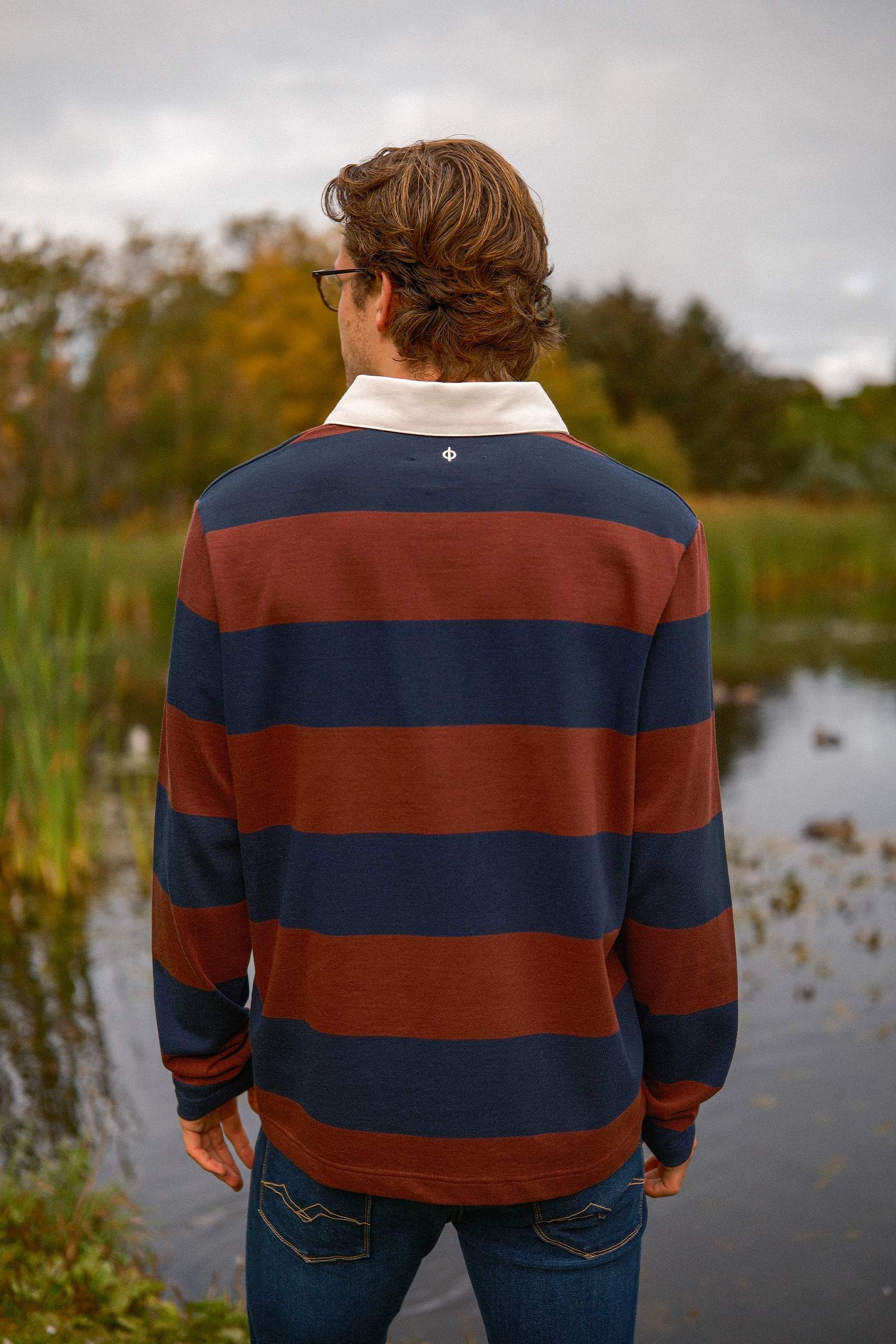 Sakevin X Polo LS 15512, Bitter Chocolate Stripes - Bilde 7