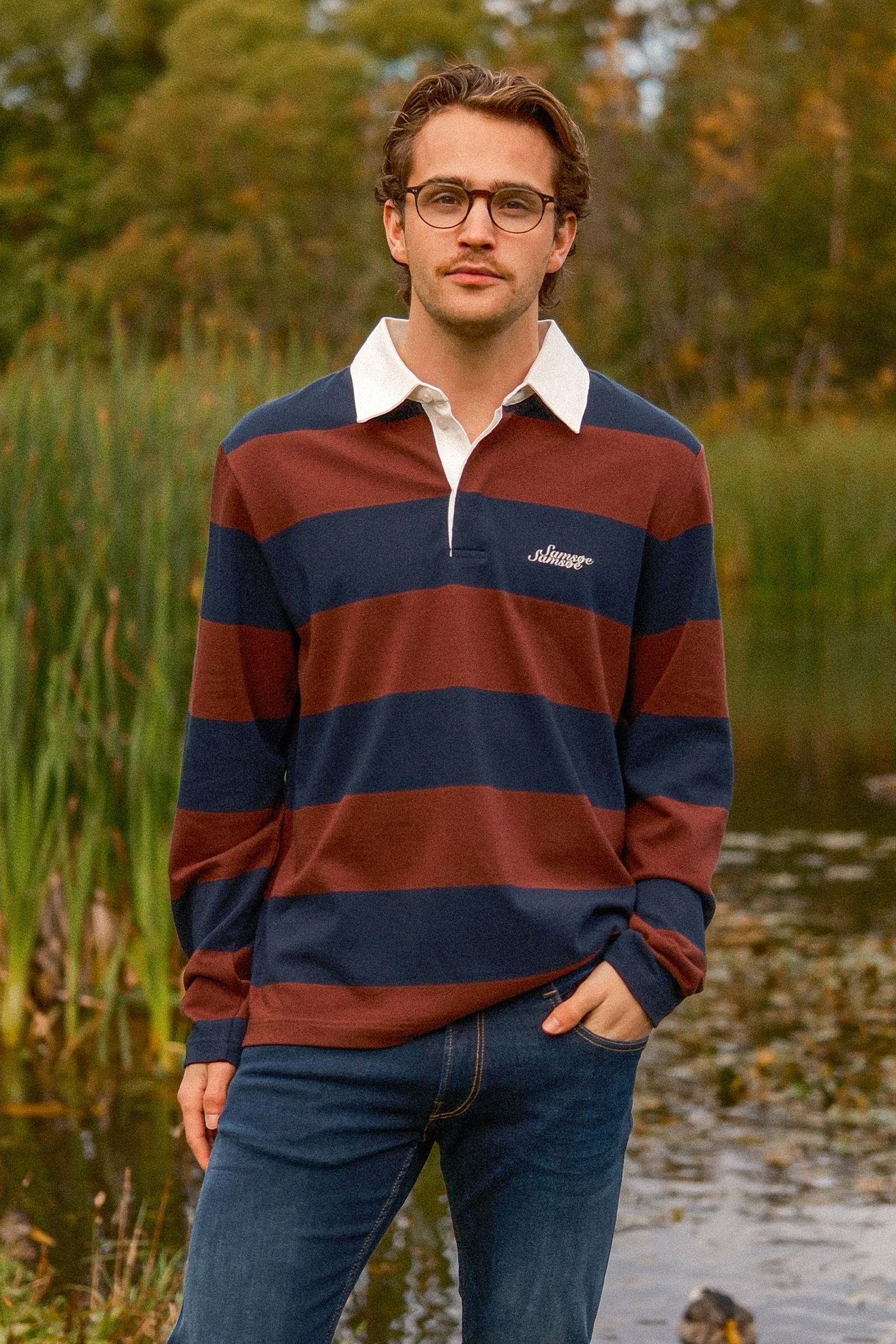 Sakevin X Polo LS 15512, Bitter Chocolate Stripes - Bilde 5