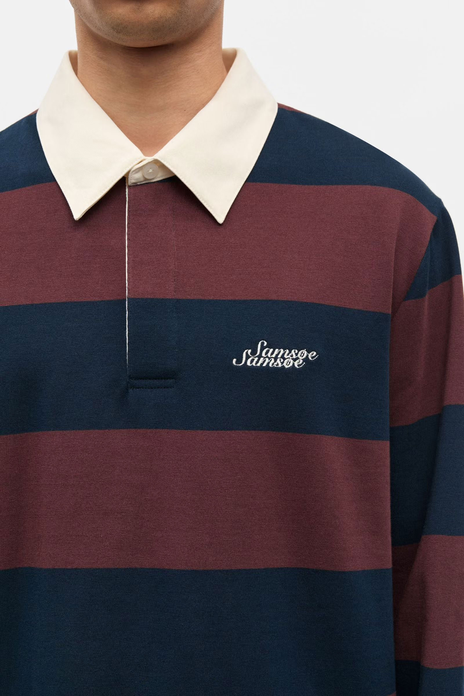 Sakevin X Polo LS 15512, Bitter Chocolate Stripes - Bilde 5