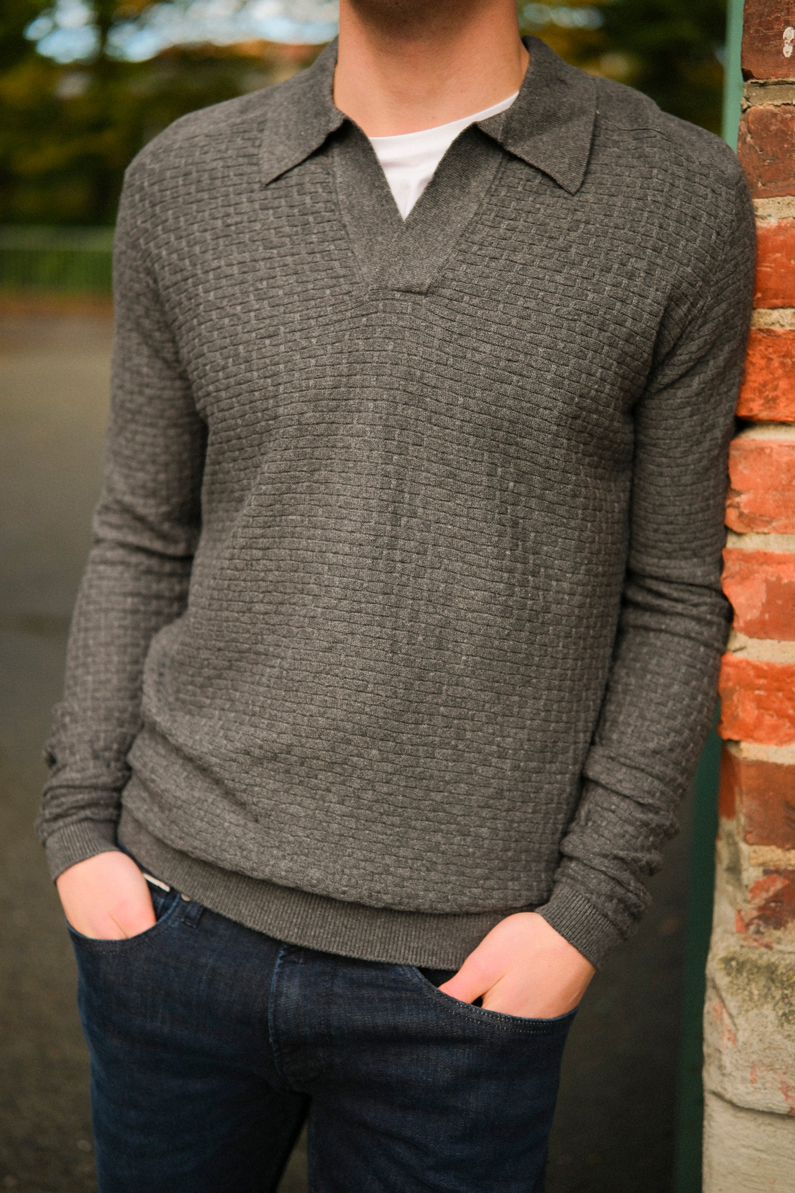Sanches Sweater, Charcoal - Bilde 3