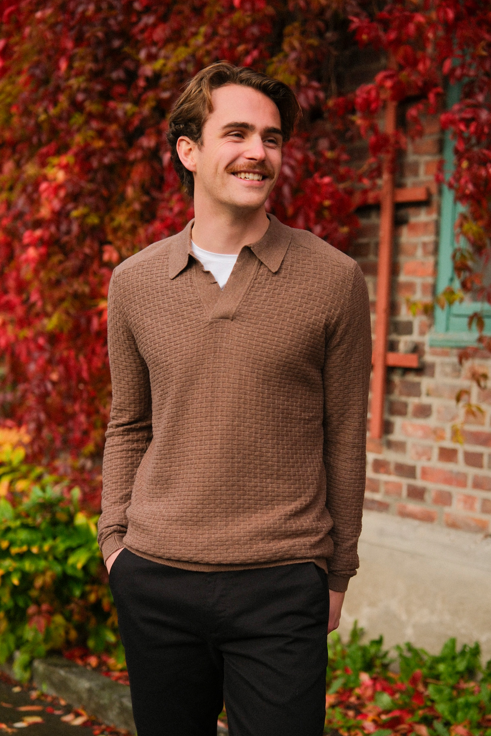 Sanches Sweater, Mid Brown - Bilde 4