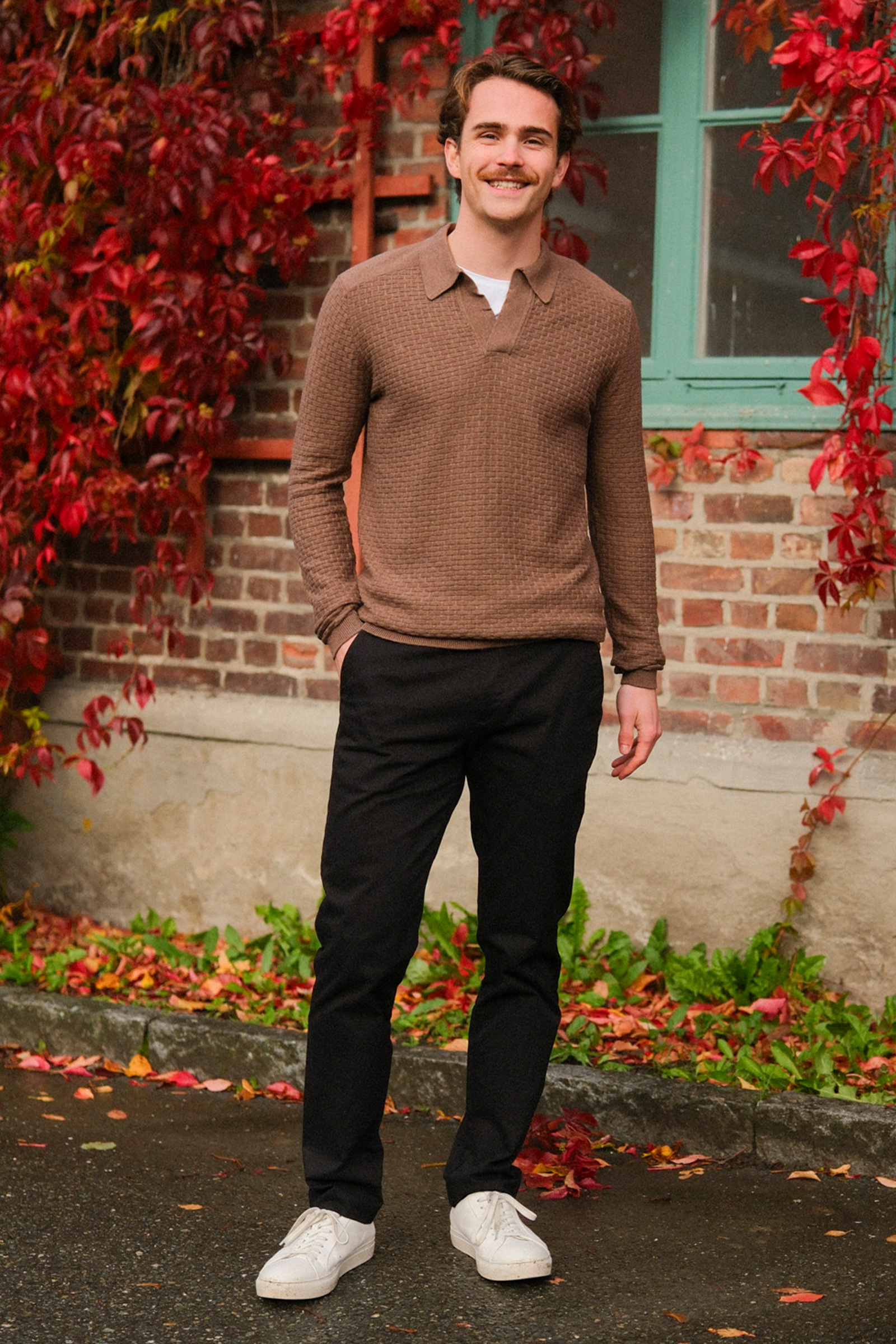 Sanches Sweater, Mid Brown - Bilde 3