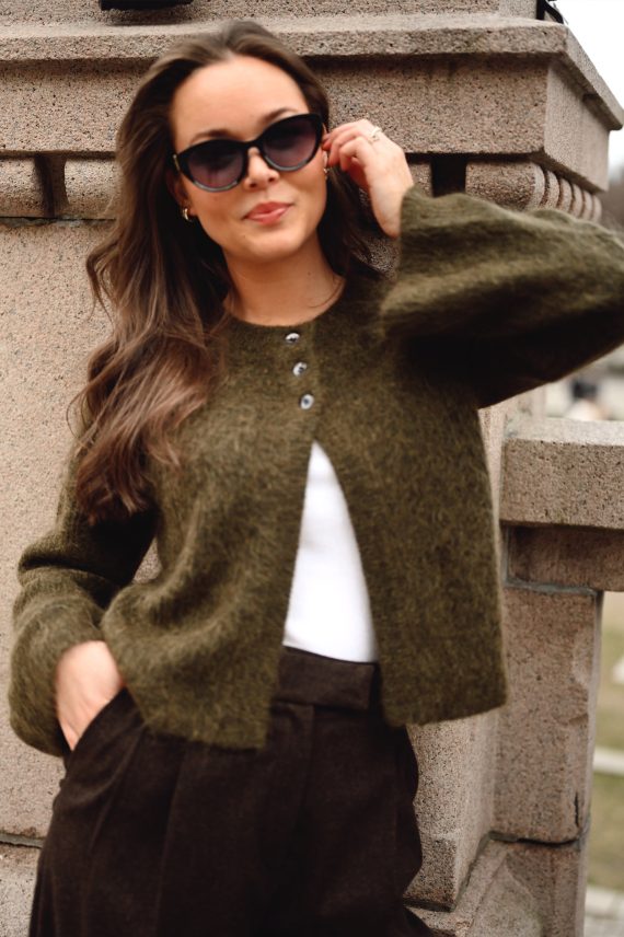 Santina Cardigan, Beech