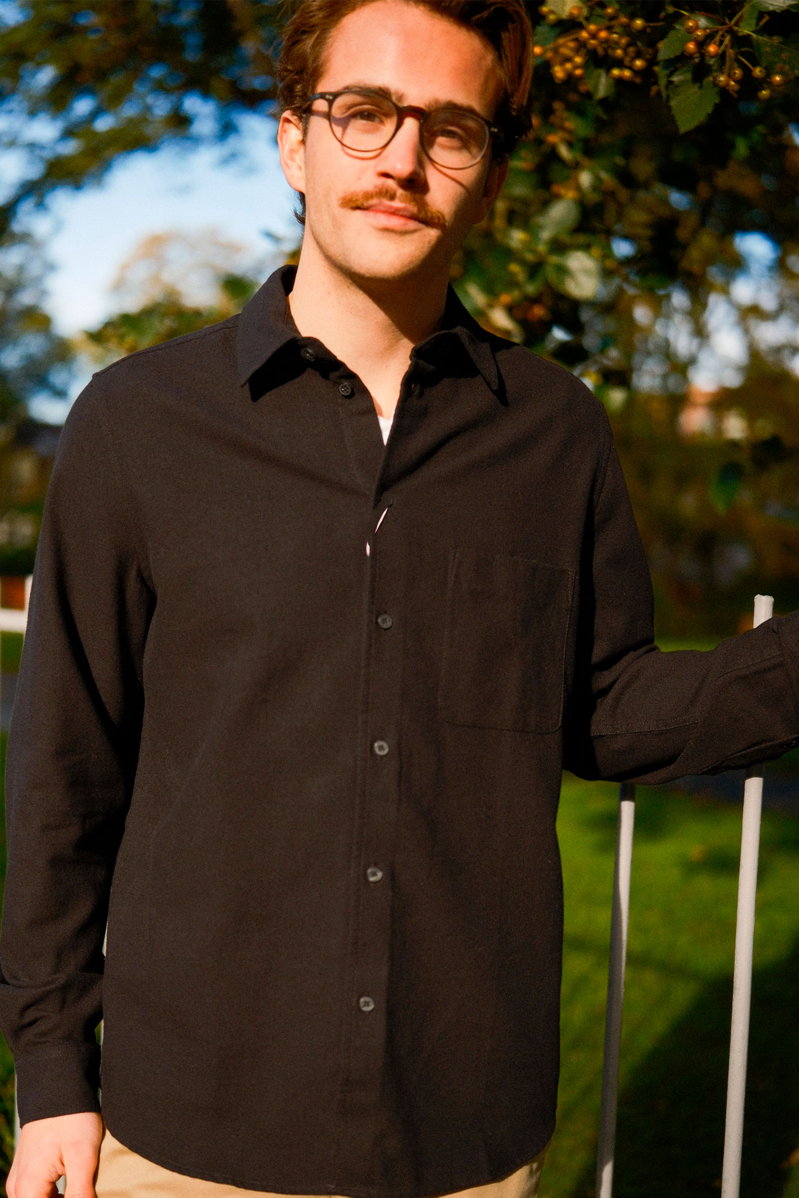 Saryan J Shirt 15501, Black - Bilde 2