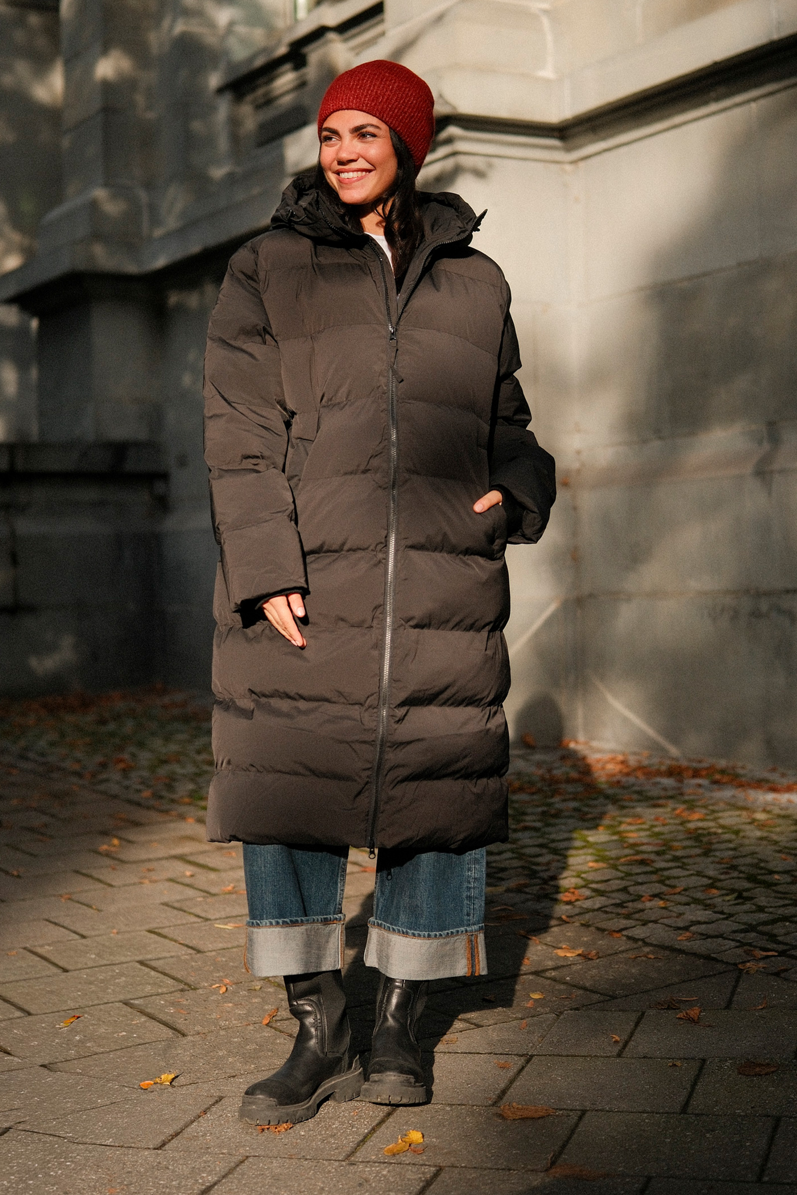 Saseran Coat, Black - Bilde 3