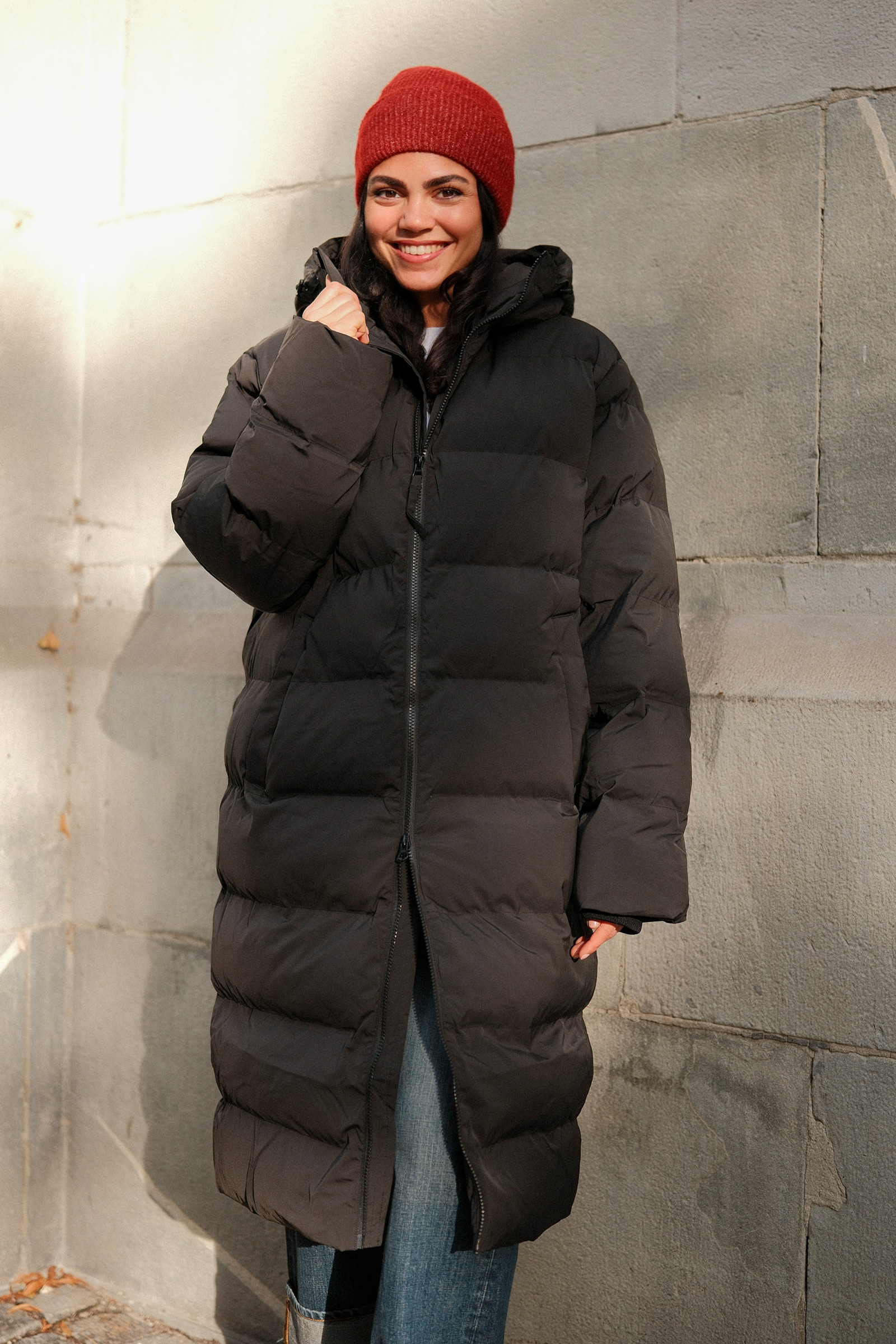 Saseran Coat, Black - Bilde 2