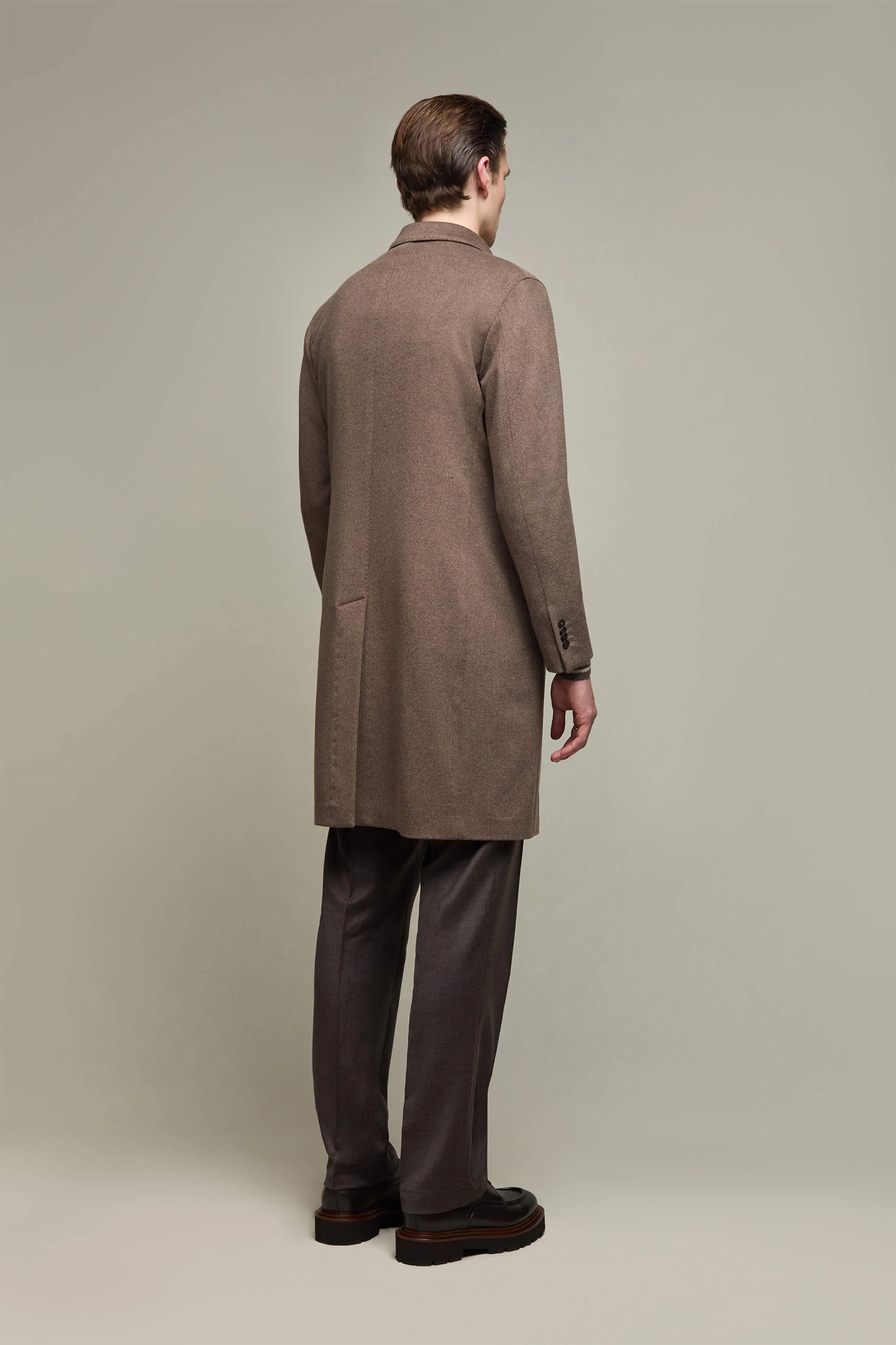 Wool-Cashmere Overcoat, Beige - Bilde 13