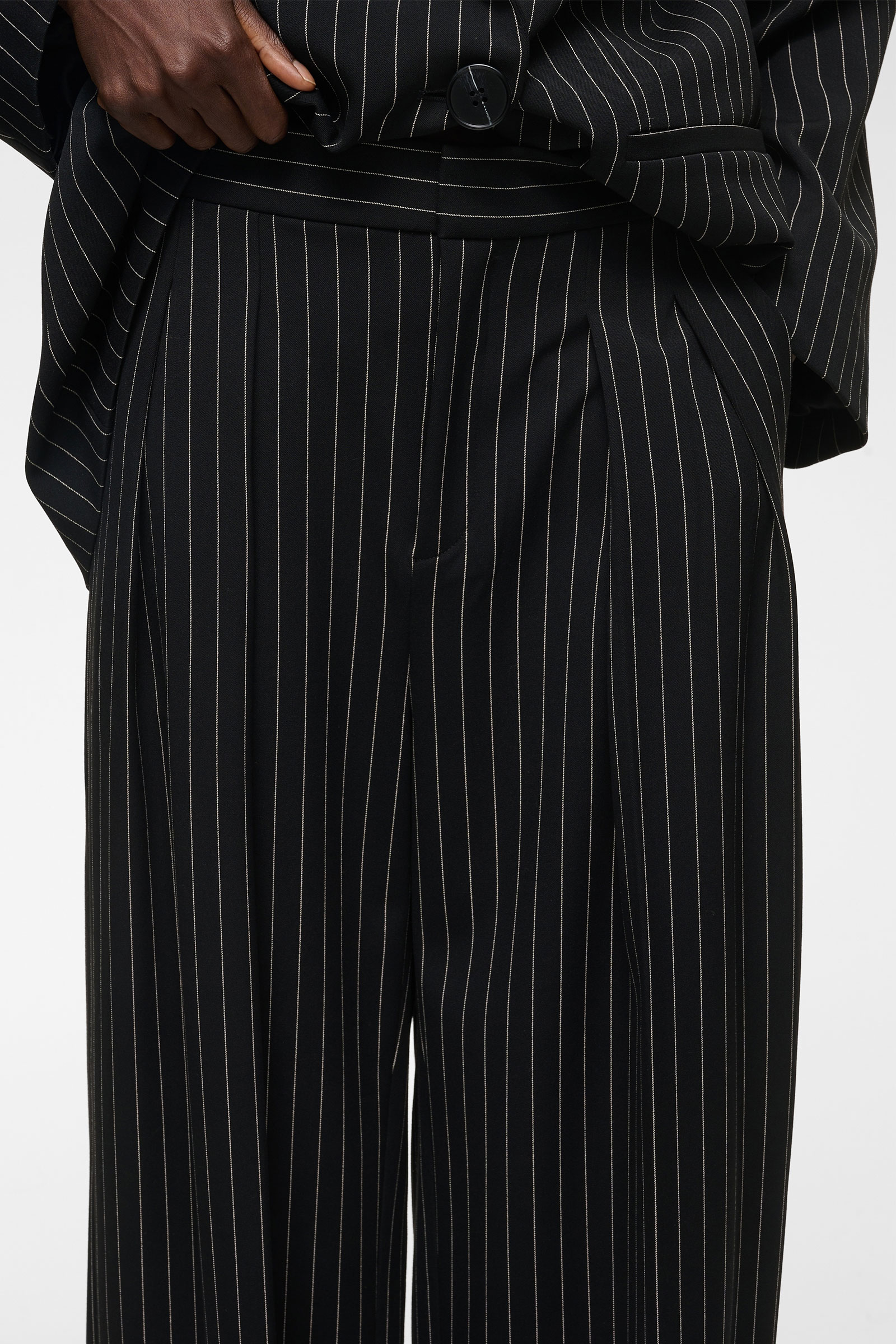 YarahIW Wide Pant, Black - Bilde 4