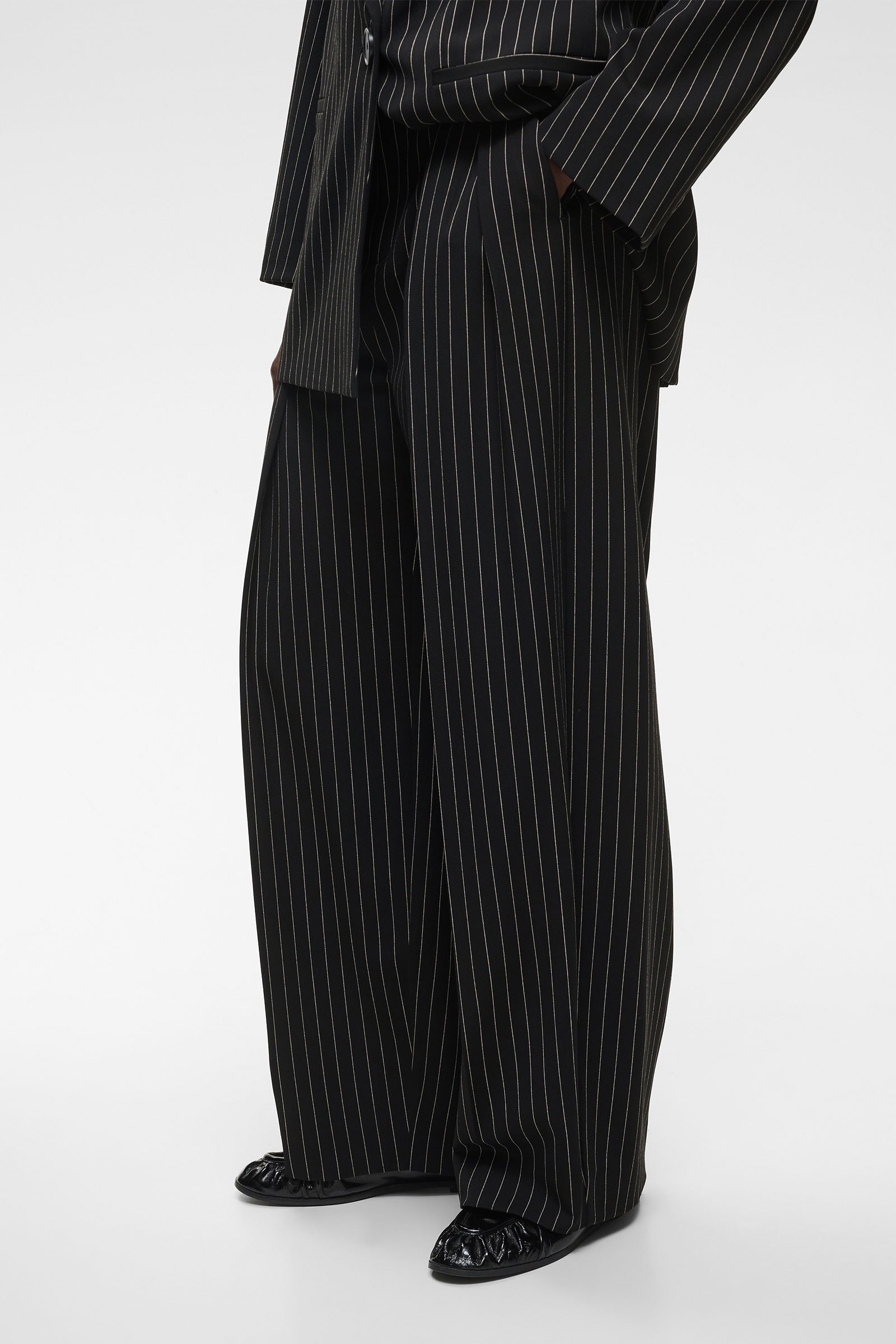 YarahIW Wide Pant, Black - Bilde 2