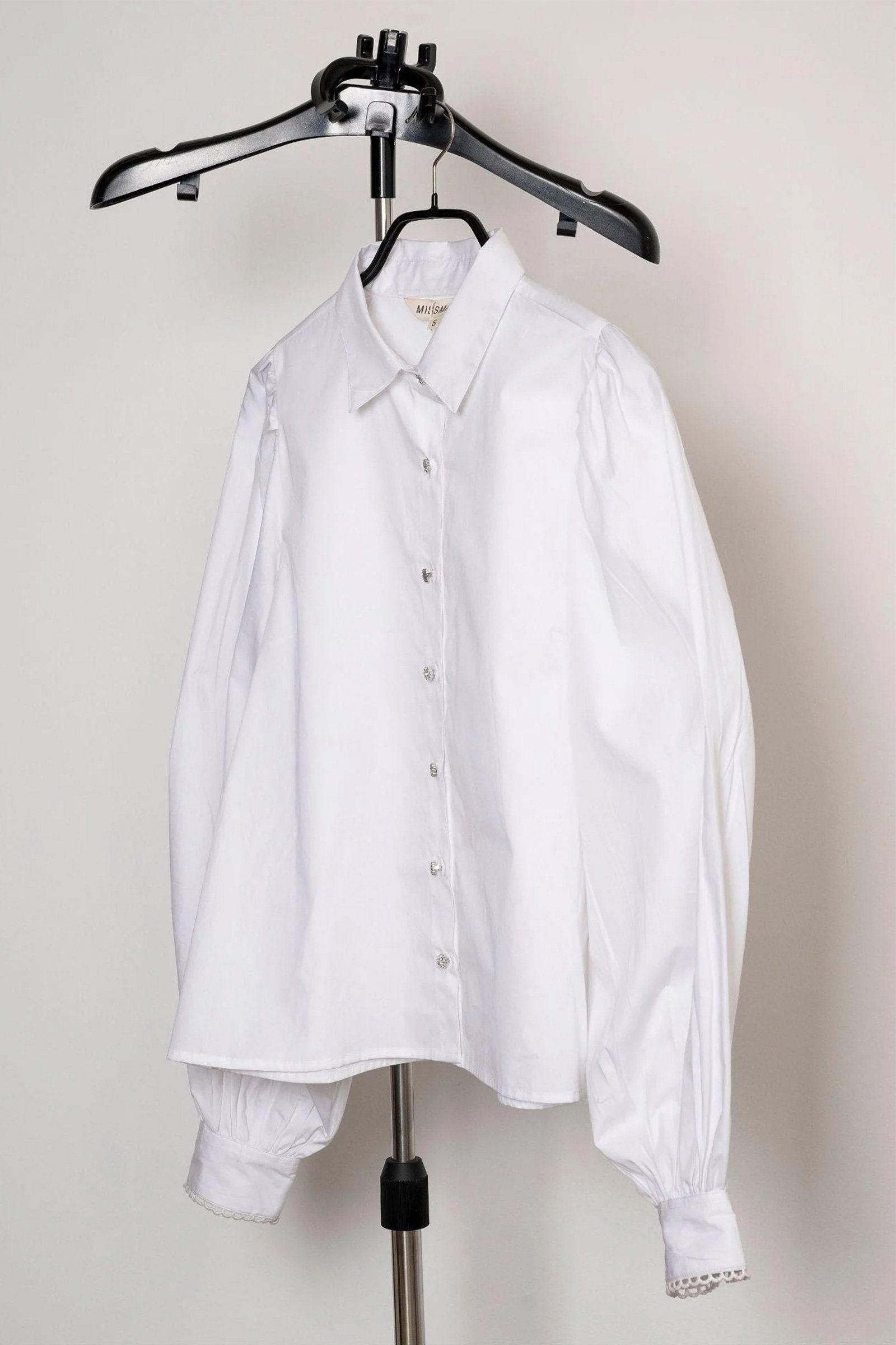 Anaya Blouse, Sugar White Poplin - Bilde 4