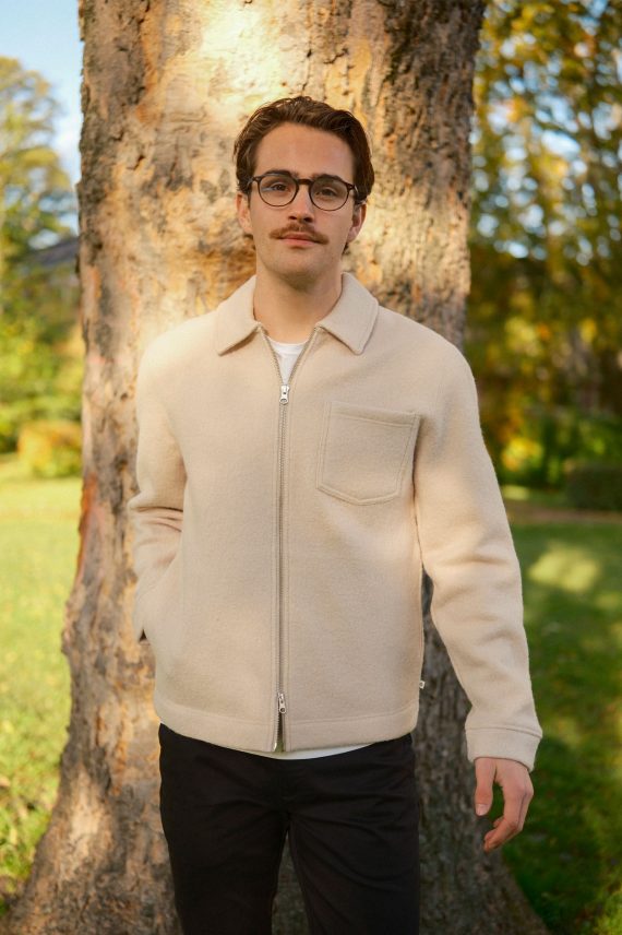 Hannes Full Zip 14612, Oatmeal
