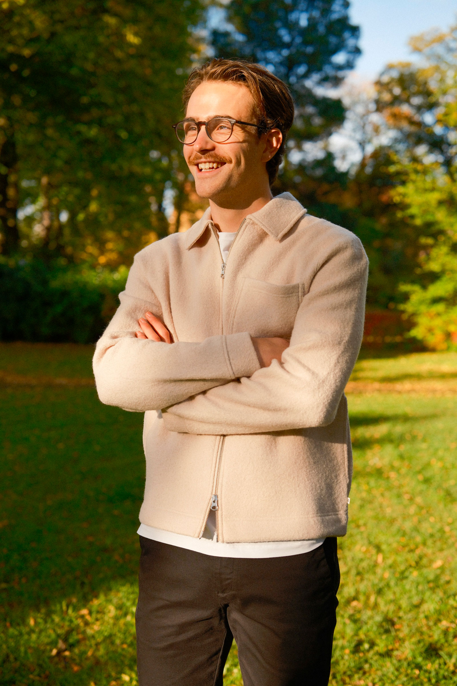 Hannes Full Zip 14612, Oatmeal - Bilde 5
