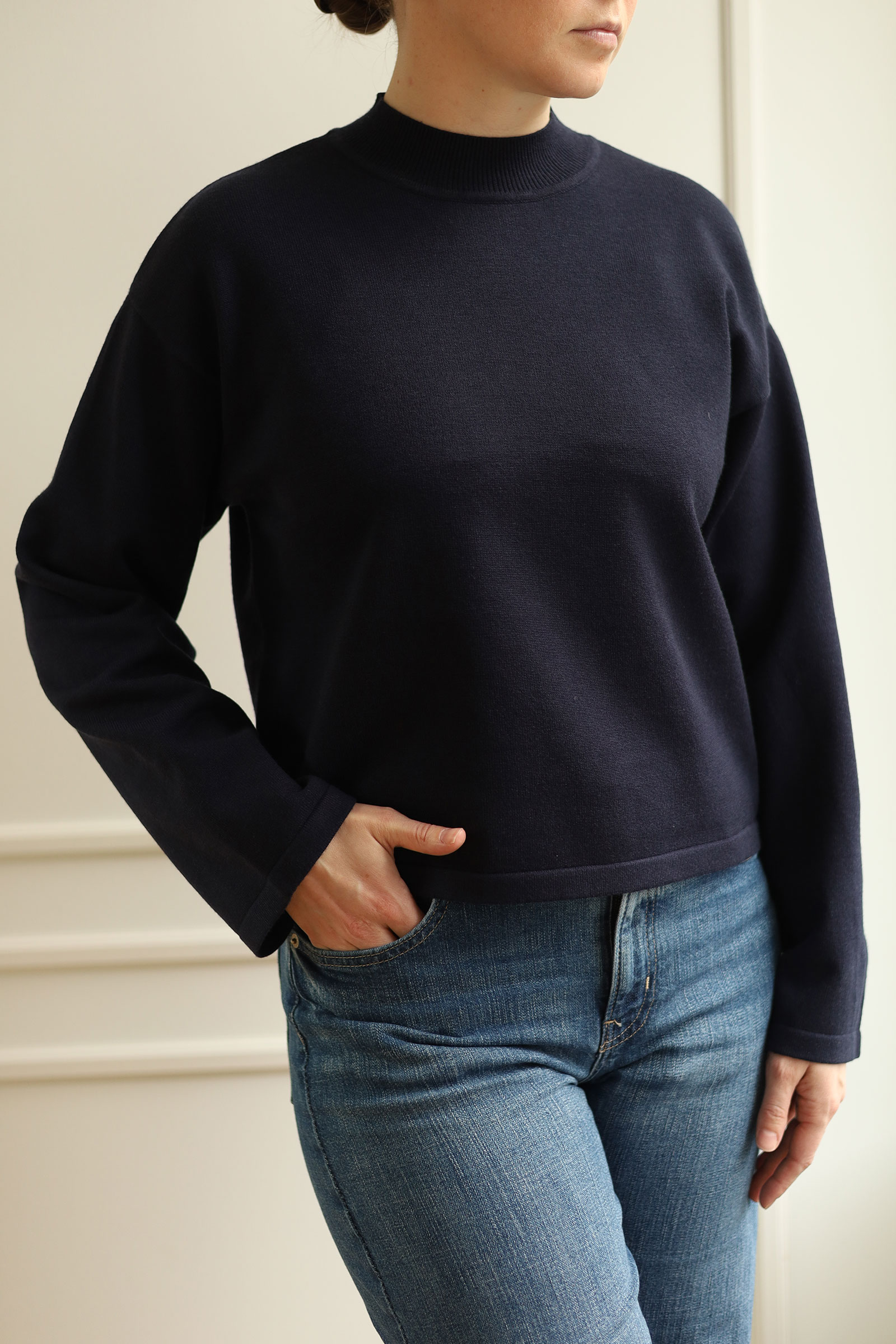 Ina Sweater, Mørk Blå