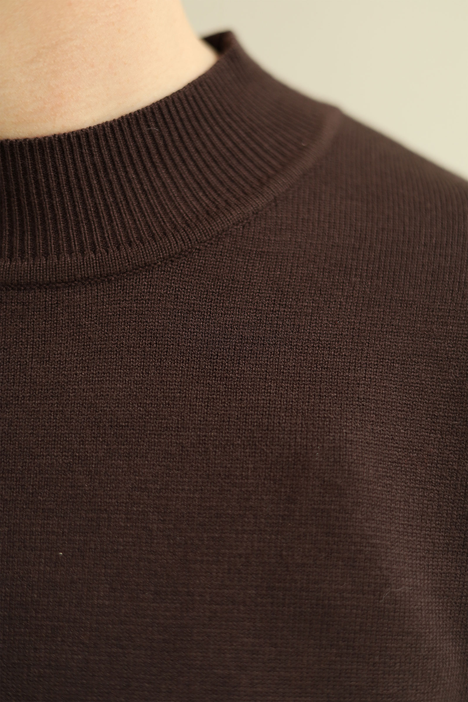 Ina Sweater, Mørk Brun - Bilde 3