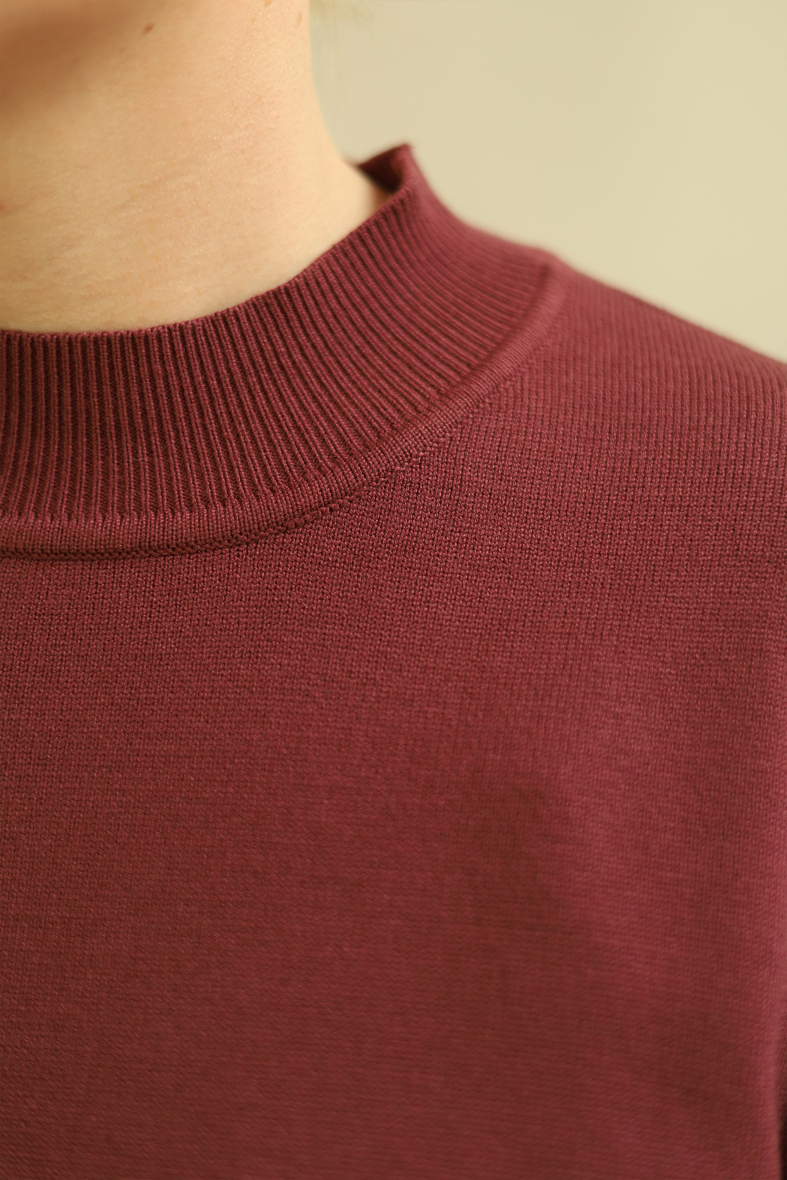 Ina Sweater, Mørk Rød - Bilde 4