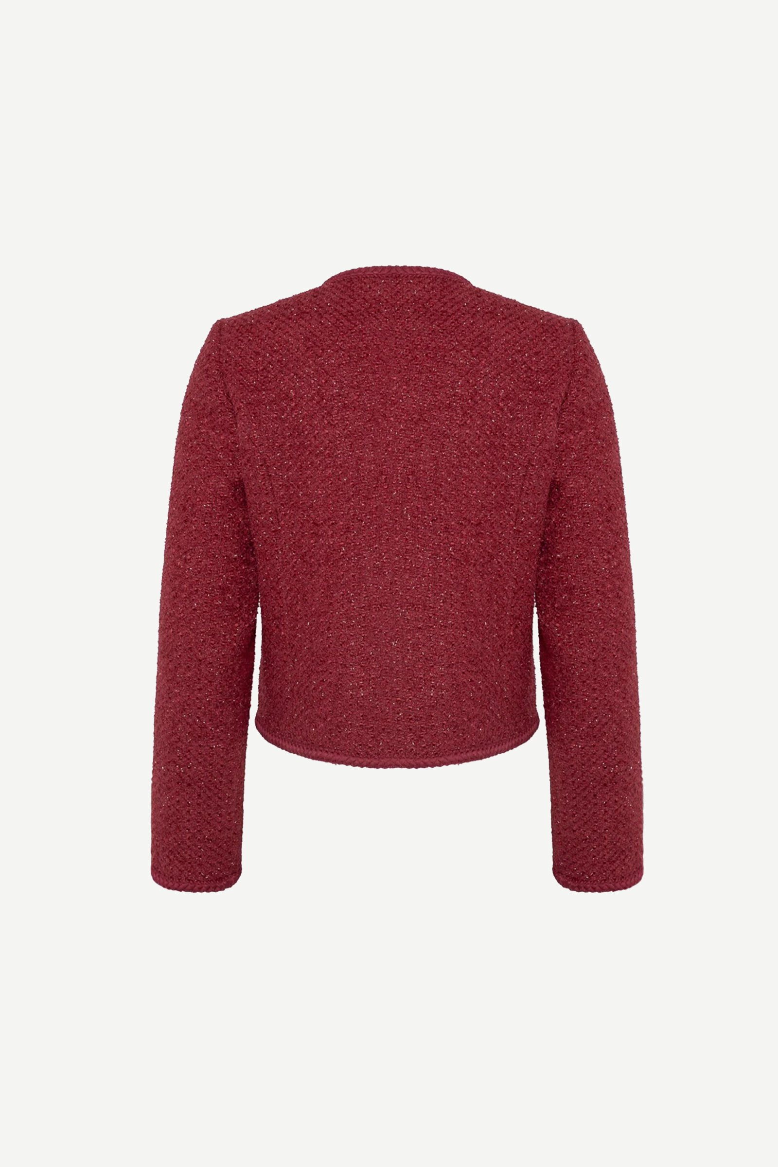 Lily Tweed Jacket, Red - Bilde 2