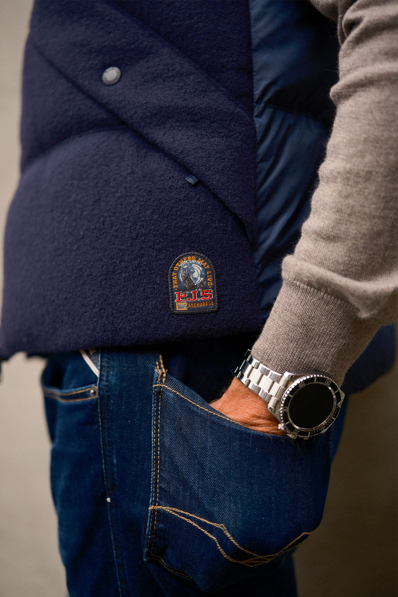 Varone Wool Vest, Blue Navy - Bilde 6