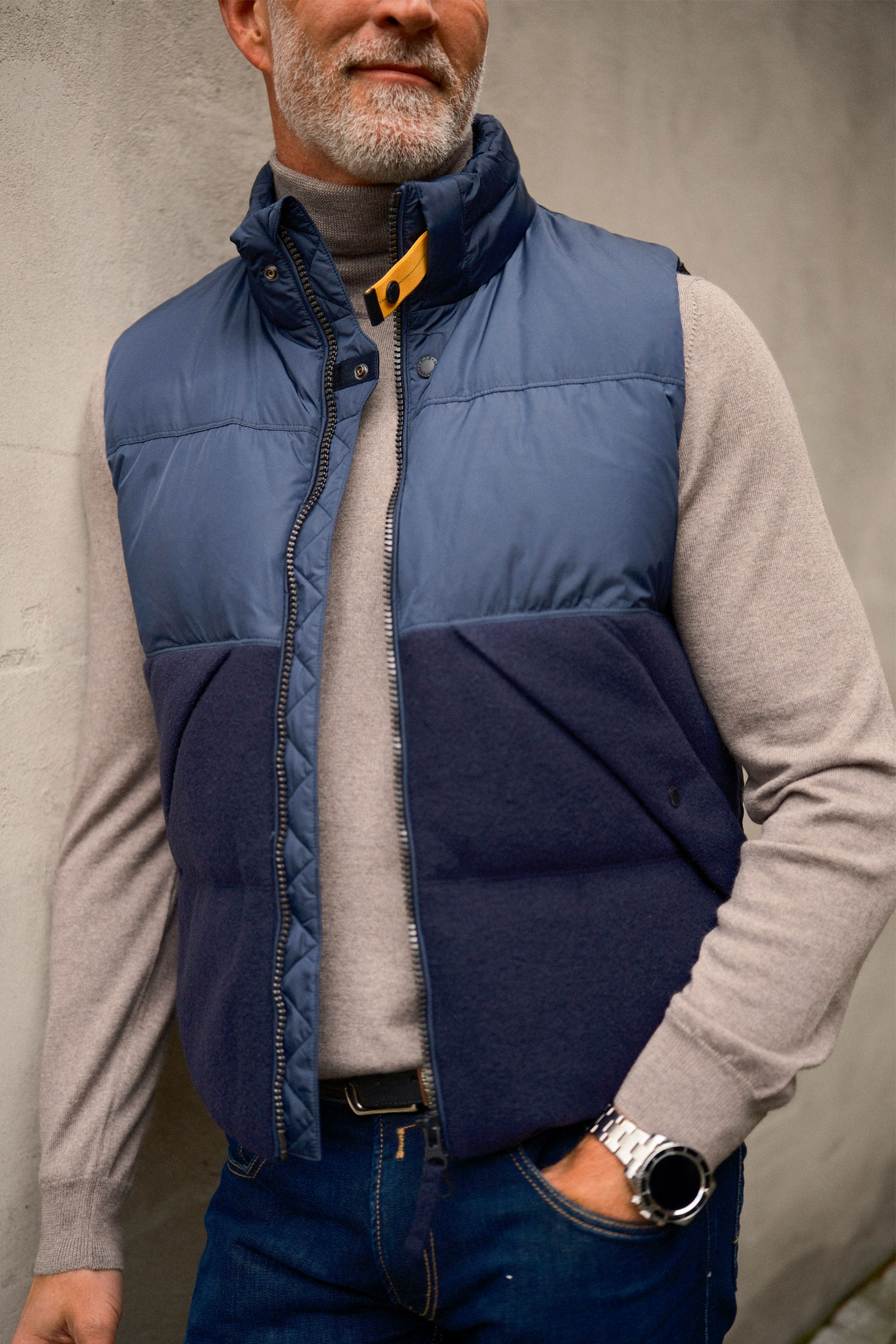 Varone Wool Vest, Blue Navy - Bilde 2